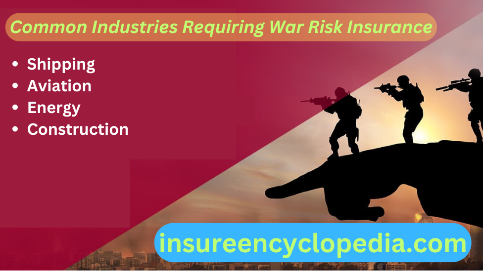 War Risk Insurance - Essential War Risk Protection